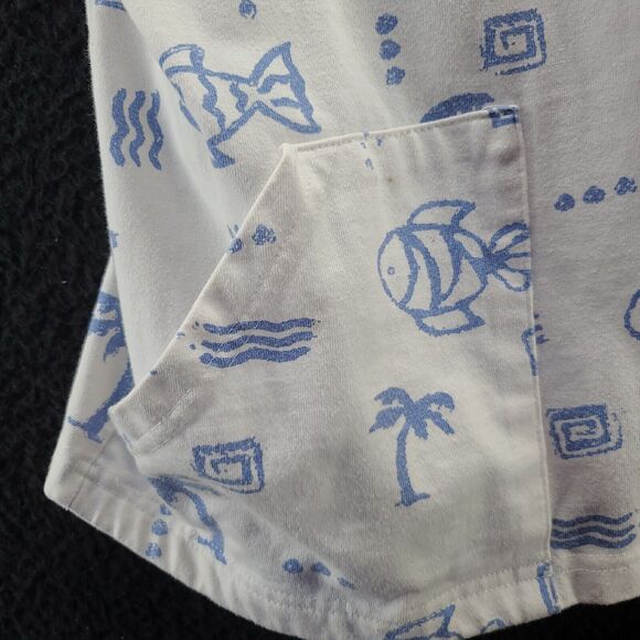 Palm Grove Womens Set Multi-Color Size 2X Cotton/Polyester Blend Jacket & Tank - Picture 9 of 12